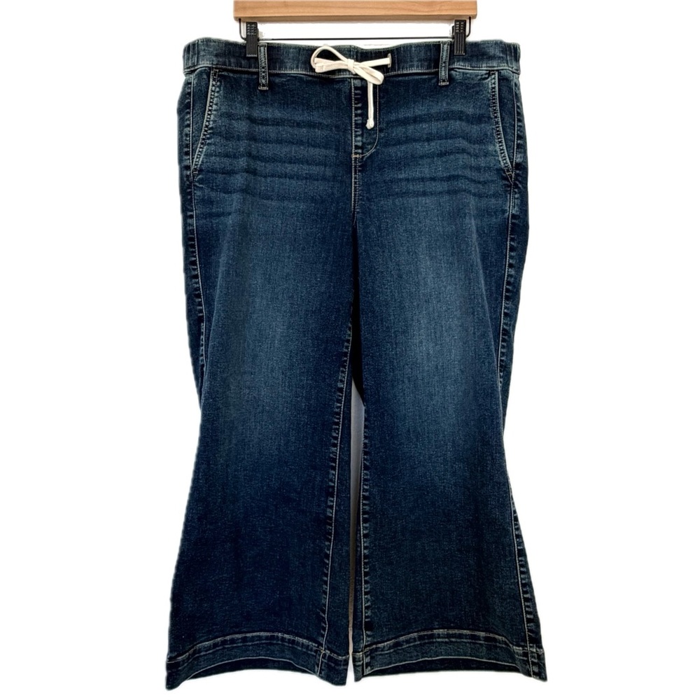 Torrid Dark Blue Wide Leg Flare Jean - See Measurements
